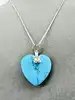 collier argent maille vénitienne et pendentif forme de coeur argent 925 millième (22 ct) 2,85g