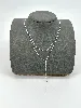 collier double rangs l39-44 cm argent autre 3,34g