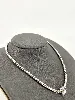 collier en argent maille boule avec pendentif ours l40cm argent 925 millième (22 ct) 19,62g