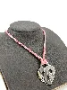 collier poiray avec pendentif coeur entrelacé argent 925 millième (22 ct) 12,65g