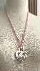 collier poiray avec pendentif coeur entrelacé argent 925 millième (22 ct) 12,65g