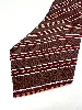 cravate 100% soie mario valentino marron multi rayures