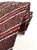 cravate 100% soie mario valentino marron multi rayures