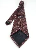 cravate 100% soie mario valentino marron multi rayures