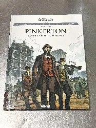 livre bd - pinkerton - les grands personnages de l'histoire en bandes dessinées