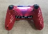 manette pour ps4 style dualshock - camouflage urbain rouge