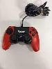 manette ps4 @play filaire rouge