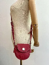 mini sac marc by marc jacobs à bandoulière en cuir rose