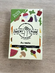 parent épuisé : kit de survie au resto - jeu de société asmodée