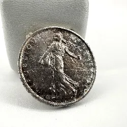 pièce 5 francs semeuse 1965 argent 835 millième 12,01g