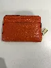 porte cartes michael kors en cuir orange