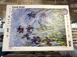puzzle 1000 pieces -eurographics irises by claude monet