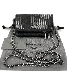 sac bandoulière zadig et voltaire cuir rock