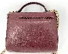 sac givenchy pandora box en cuir bordeaux à chaîne dorée