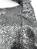 sac longchamp hobo en cuir noir et détails argentés