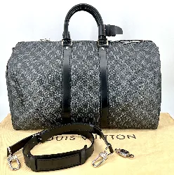 sac louis vuitton keepall 45 en toile damier graphite