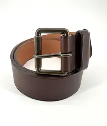 ceinture femme louis vuitton en cuir marron avec boucle ardillon taille 36