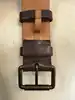 ceinture femme louis vuitton en cuir marron avec boucle ardillon taille 36