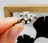 bague solitaire diamant taille ancienne d'environ 0,25ct or 750 millième (18 ct) 1,84g