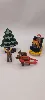 lot playmobil pere noel sur son traineau + rennes