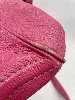 sac lancel bandoulière en cuir rose