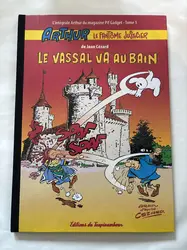 livre bd arthur le fantome justicier - le vassal va au bain - editions du taupinambour