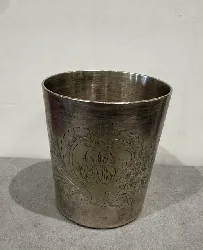 gobelet plaquage argent christofle