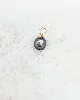 pendentif or perle de culture grise or 750 millième (18 ct) 1,39g