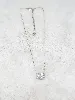 swarovski collier pendentif petit coeur pavé de petits oxydes