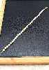 bracelet de perles de culture avec le fermoir en or or 750 millième (18 ct) 5,67g