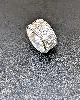 bague dior oblique en argent taille m argent 925 millième (22 ct) 10,63g