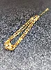 bracelet maille corde motif noeud de la trinité or 750 millième (18 ct) 4,91g