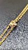 bracelet maille corde motif noeud de la trinité or 750 millième (18 ct) 4,91g