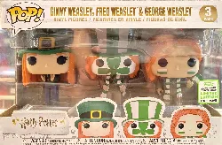 figurine funko! pop - harry potter pack de 3 - ginny, fred & george weasley - fu37209