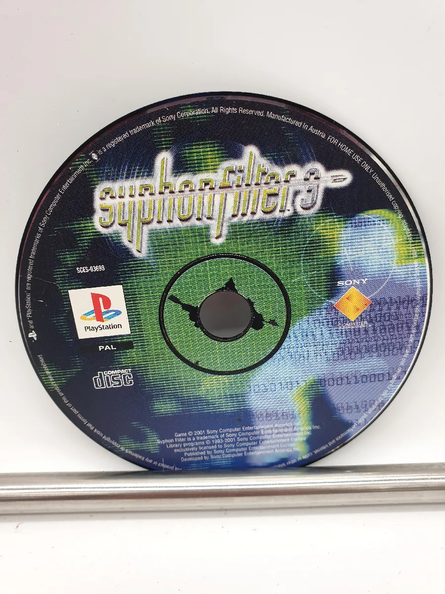 Jeu Syphon Filter 3 Sur Sony PS1 – Complet (boîte, Notice, Disque) – Très Bon état