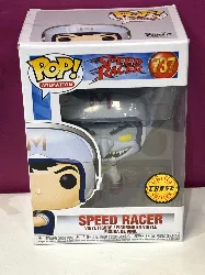 animation - bobble head pop n° 737 - speed racer - speed avec casque