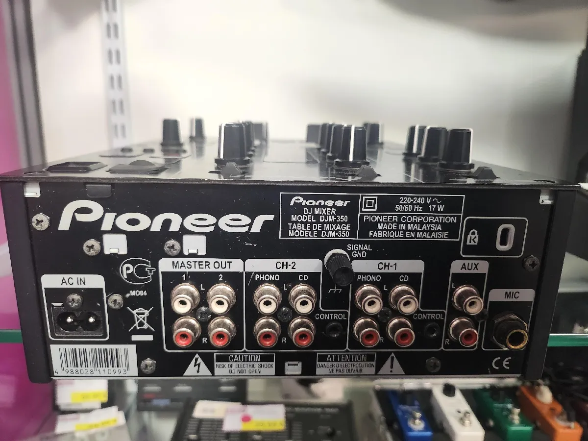 console mixer table de mixage Pioneer DJM350W DJM350 DJM 350 W
