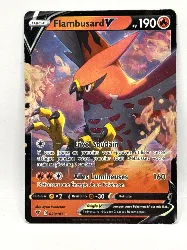 carte pokémon : flambusard v ultra rare 2020 voltage éclatant 029/185 vg