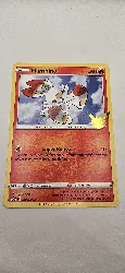 carte geante jumbo pokemon flambino 25th anniversaire