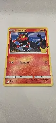 carte geante jumbo pokemon flamiaou 25th anniversaire