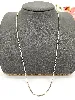 chaîne en argent maille gourmette l54cm argent 925 millième (22 ct) 5g