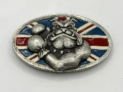 boucle de ceinture buldog boxeur