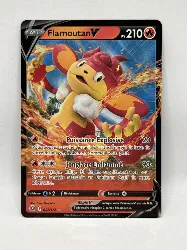 carte pokemon flamoutan 027/172 v ultra rare eb09 epée et boucliee fr