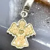 charm pandora snow angel glitter émail dangle argent 925 millième (22 ct) 3,12 g