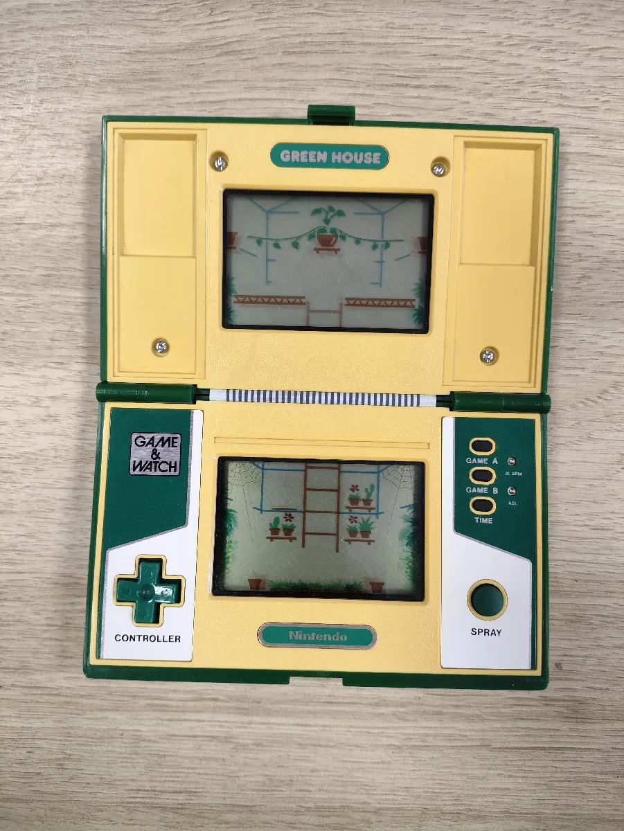 動作OK 任天堂 ゲーム&ウオッチ GREEN HOUSE GH-54 説付き