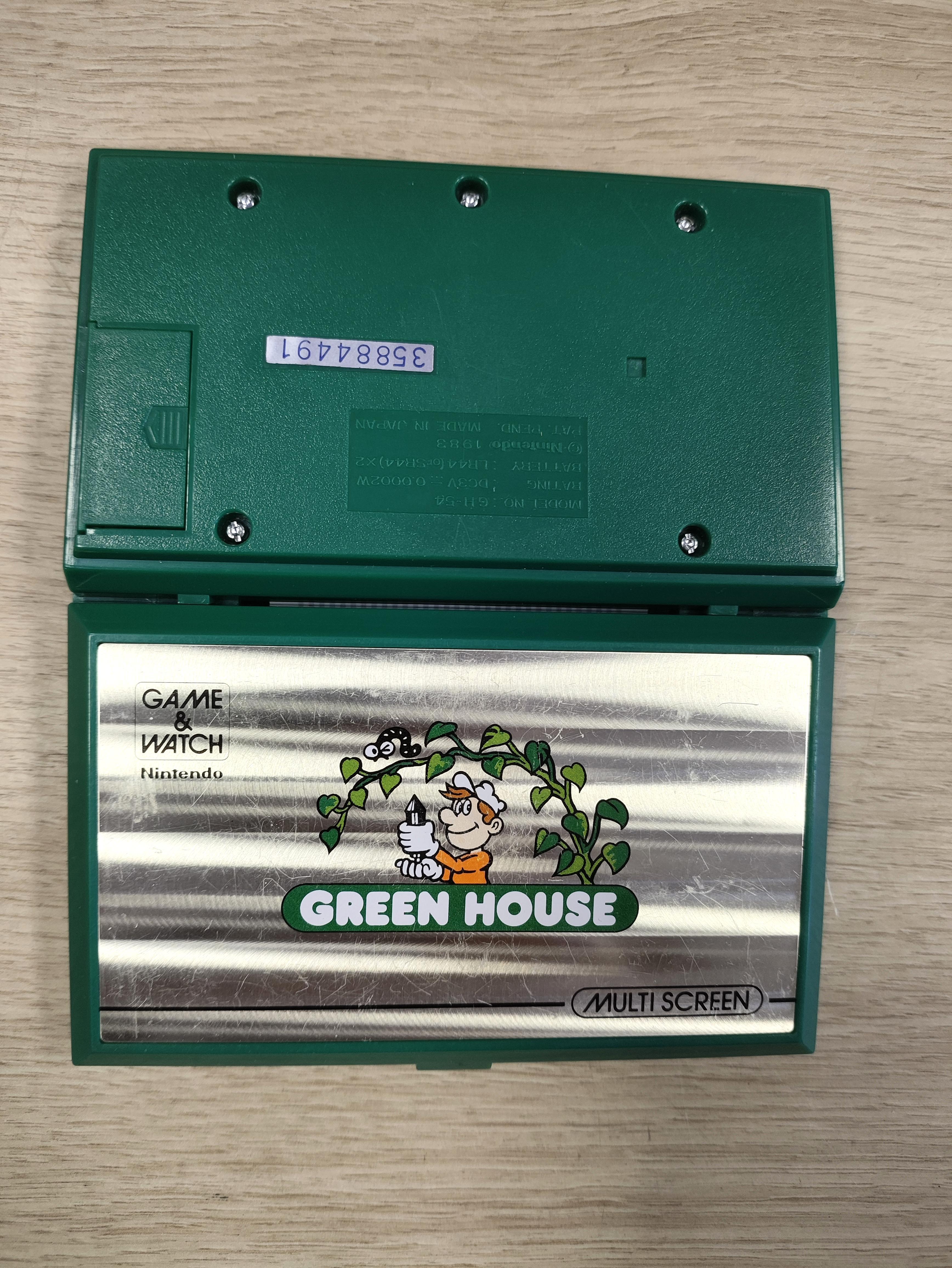 Console Nintendo Game & Watch Green House Gh-54 