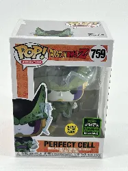 figurine funko! pop - dragonball z perfect cell - glow in the dark + protector