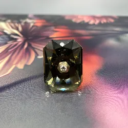 bague swarosvki cocktail numina placage de ton or