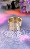 bague dinh van seventies en or jaune grand modèle or 750 millième (18 ct) 11g