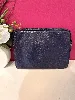 pochette tablette lacoste cuir bleu